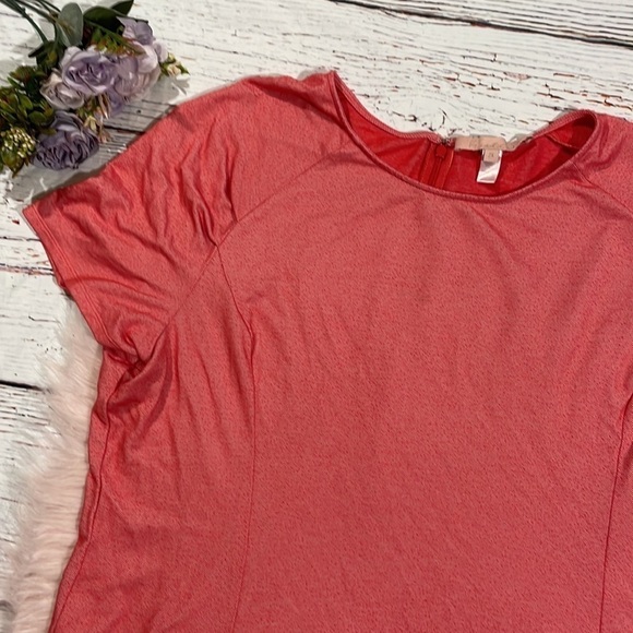 Anthropologie Hutch Speckled Red Swing A-line Mini Dress - Picture 8 of 10